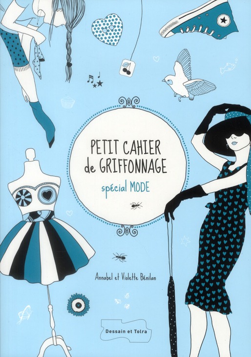 Petit cahier de griffonnage spécial mode