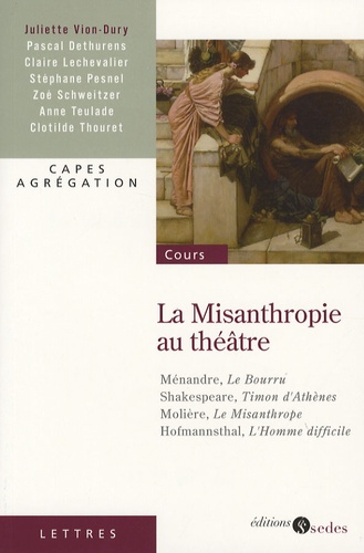 La Misanthropie au théâtre