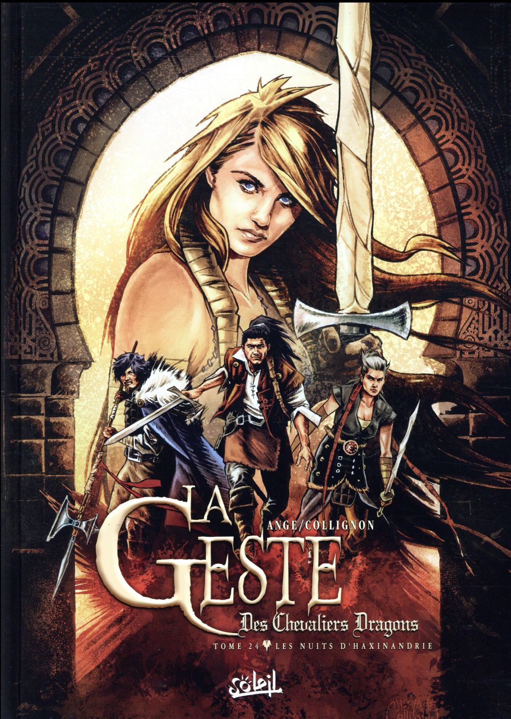 La Geste des Chevaliers Dragons Tome 24 : Les nuits d'Haxinandrie