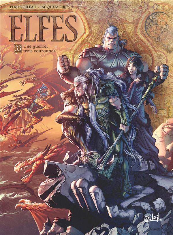 Elfes Tome 33 : Une guerre, trois couronnes