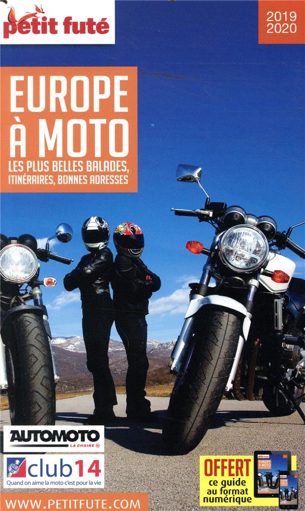 Petit Futé Europe à moto. Edition 2019-2020