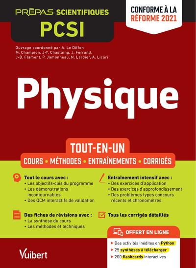Physique PCSI. Edition 2021