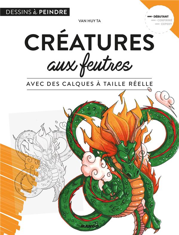 Créatures fantastiques aux feutres