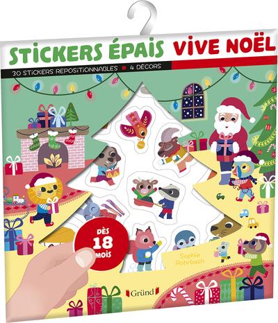 STICKERS EPAIS - VIVE NOEL !