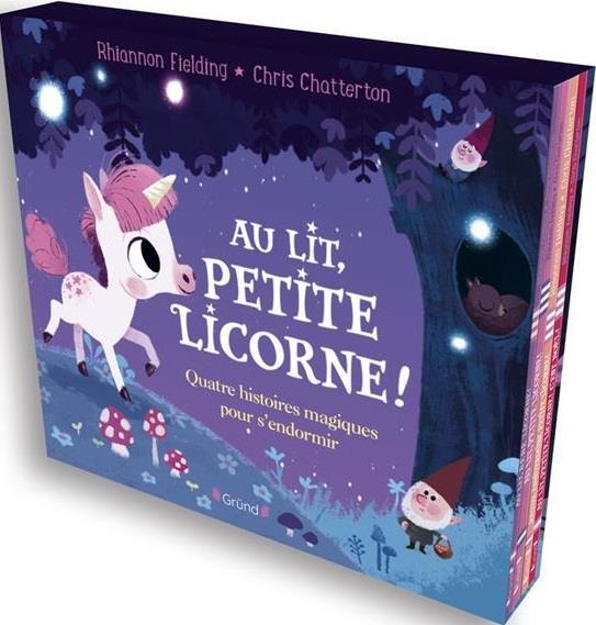 Au lit, petite licorne ! Quatre histoires magiques pour s'endormir. Coffret en 4 volumes
