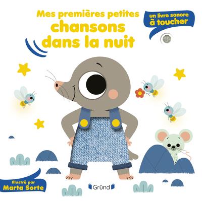 Mes premières petites chansons dans la nuit. Un livre sonore à toucher