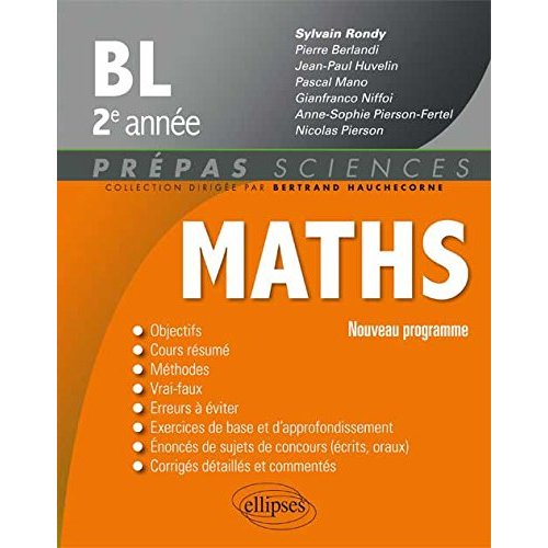 Mathématiques BL 2e année