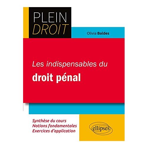 Les indispensables du droit pénal