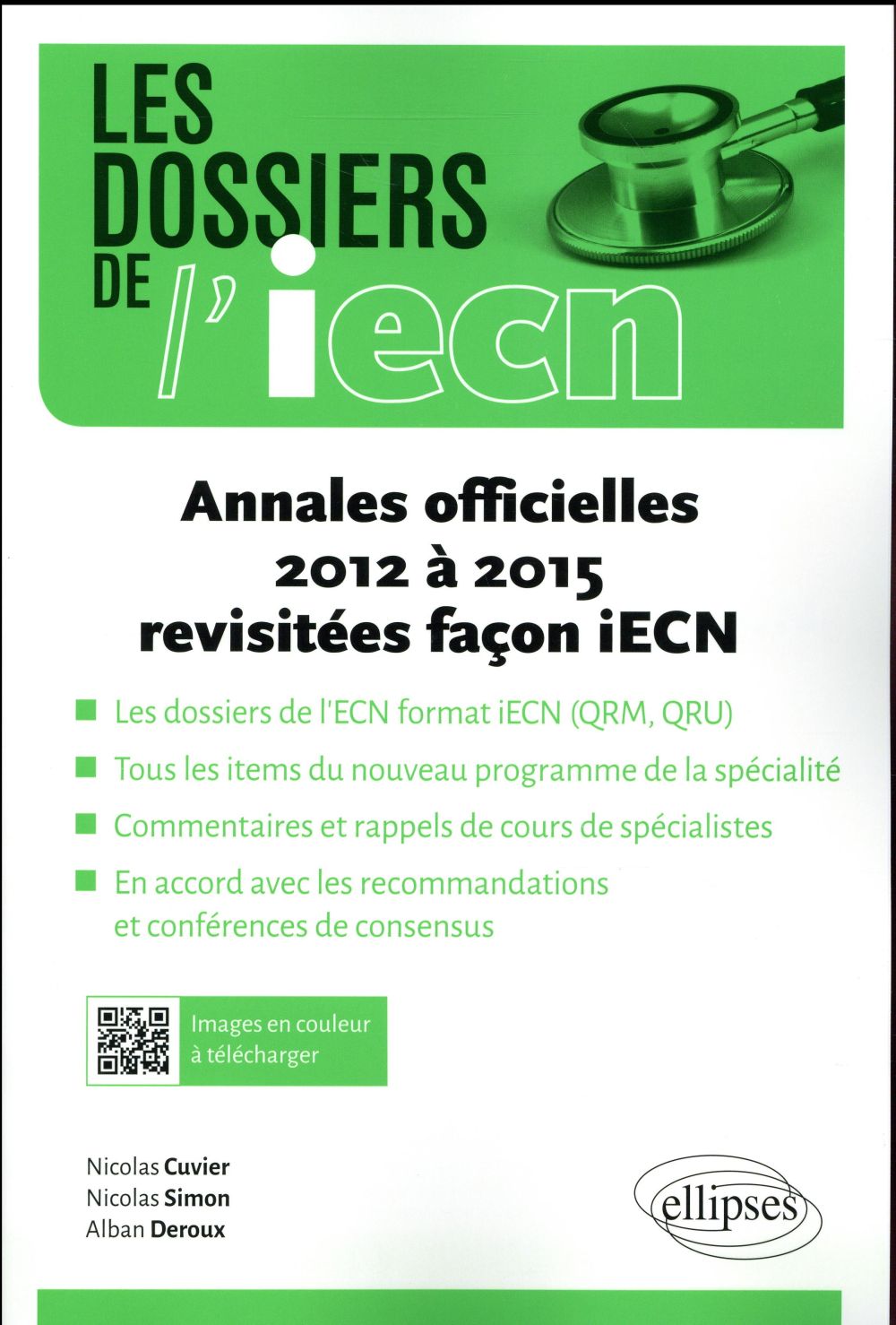Annales officielles 2012 à 2015 revisitées façon IECN