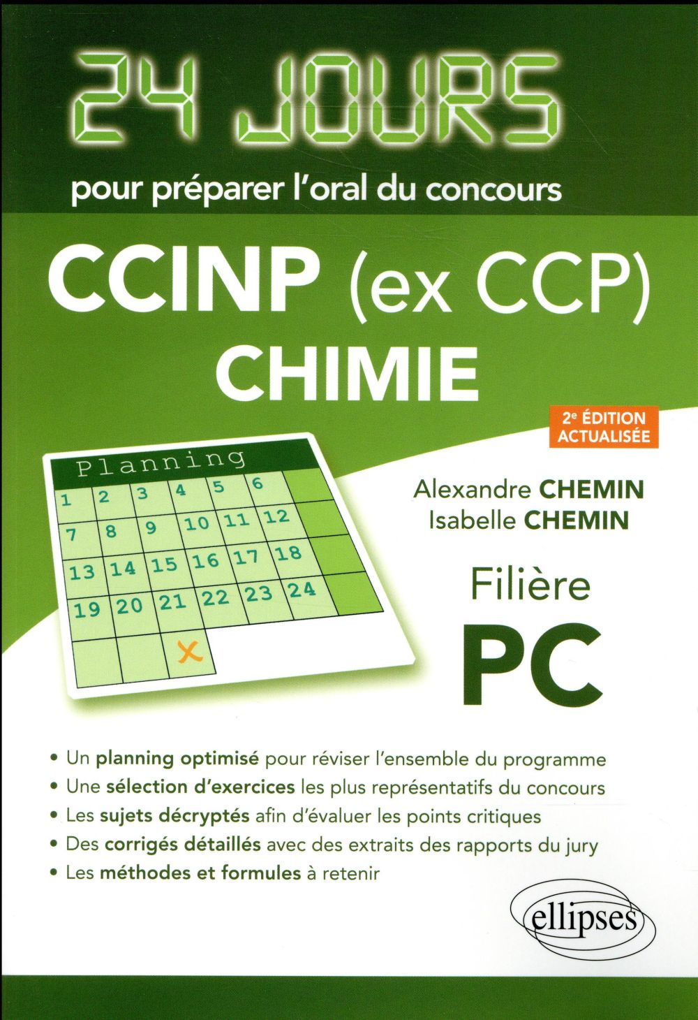 CCINP (ex CCP) Chimie Filière PC. 2e édition revue et corrigée
