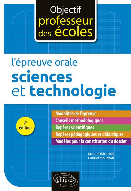 L'épreuve orale Sciences et Technologie. 2e édition