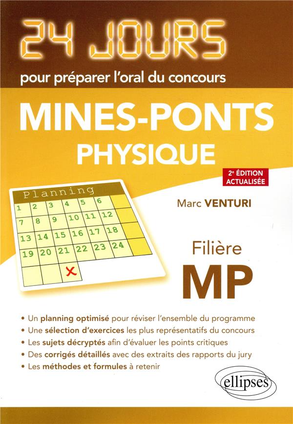 Physique. Concours Mines-ponts, filière MP, 2e édition revue et corrigée