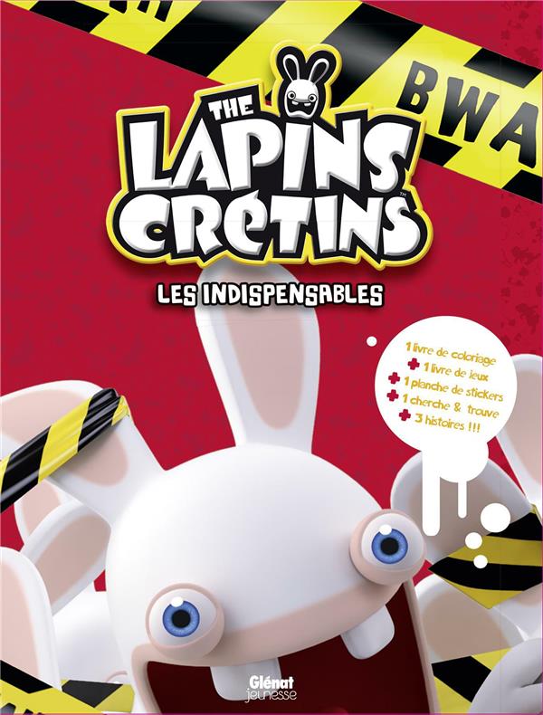 The Lapins Crétins : Les indispensables. Coffret livre de coloriages livre de jeux stickers 1