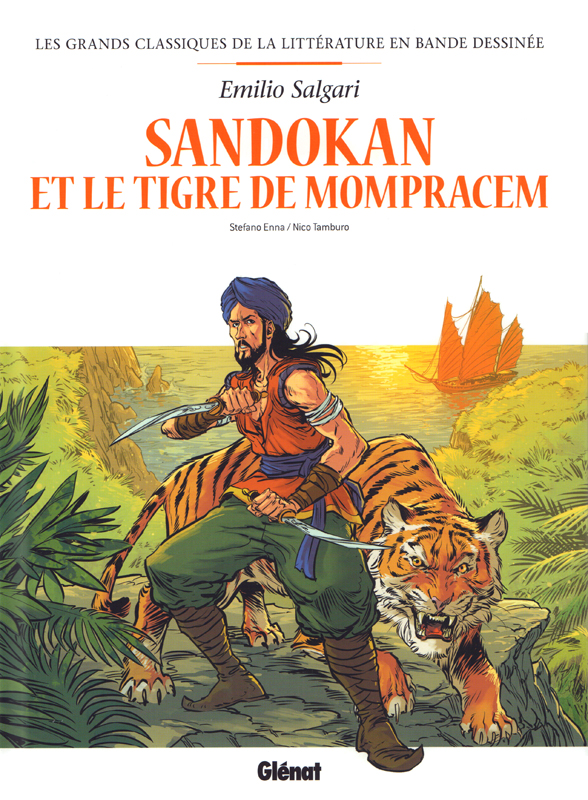 Les grands classiques de la littérature en bande dessinée : Sandokan et le tigre de Monpracem