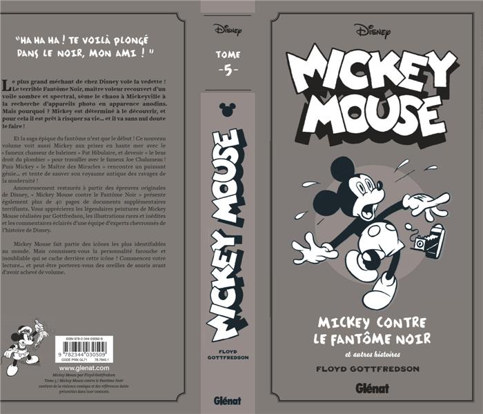 Mickey Mouse Tome 5 : Mickey contre le Fantôme noir et autres histoires