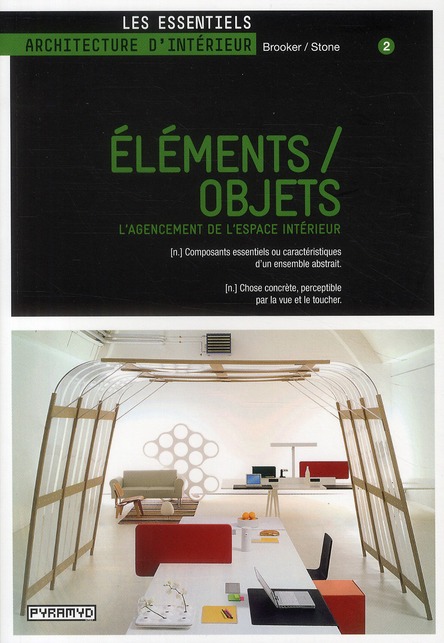 Eléments / objets. L'agencement de l'espace intérieur