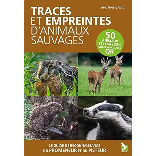 Traces et empreintes d'animaux sauvages