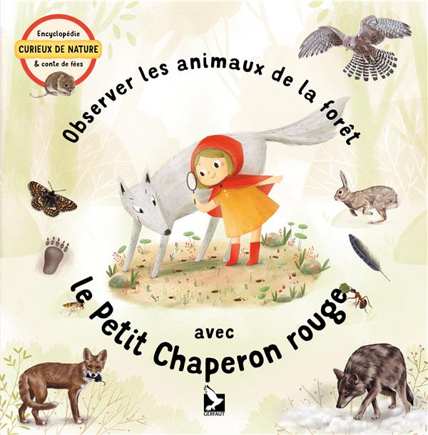 Observer les animaux de la forêt avec le Petit Chaperon rouge