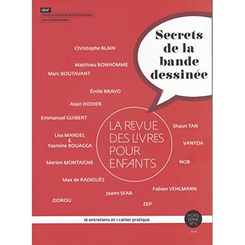 La revue des livres pour enfants Hors-série N° 5 : Secrets de la bande dessinée