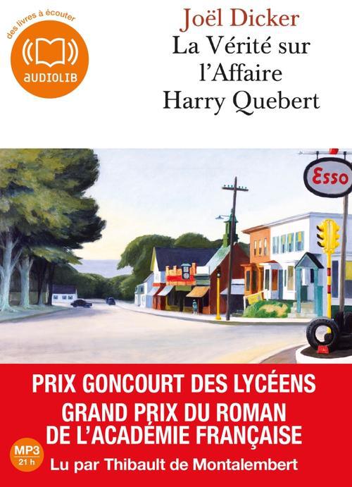 La vérité sur l'affaire Harry Quebert. 2 CD audio MP3