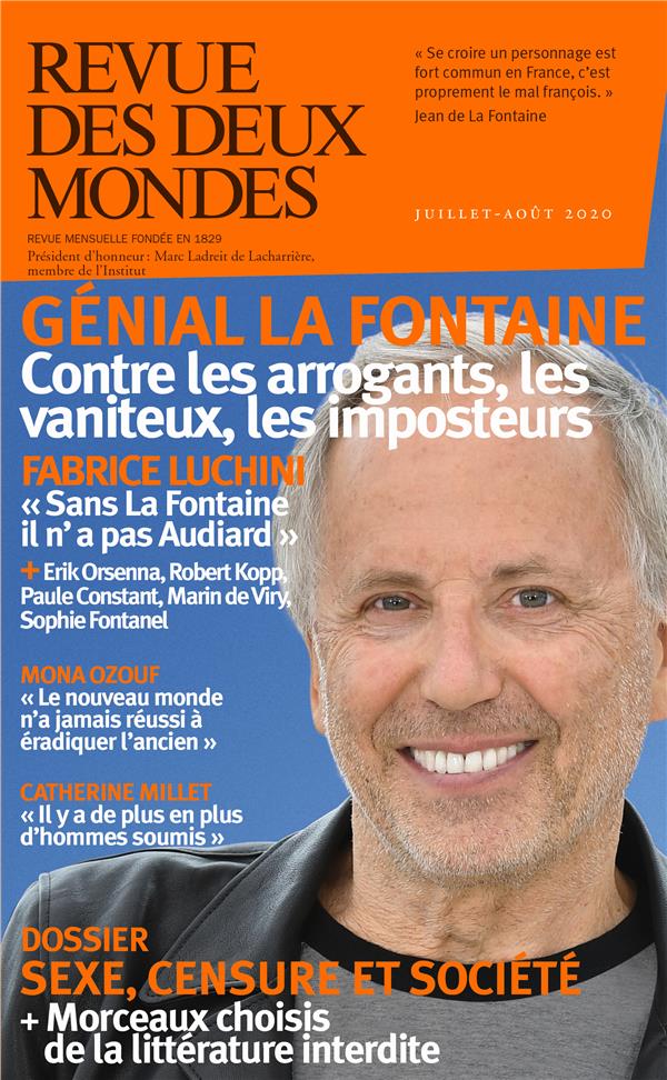 Revue des deux Mondes Juillet-août 2020 : La Fontaine ; Sexe, censure et société