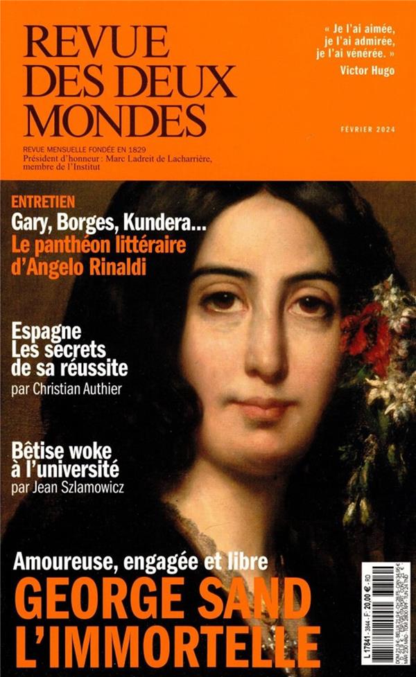 Revue des deux Mondes Février 2024 : George Sand l'immortelle