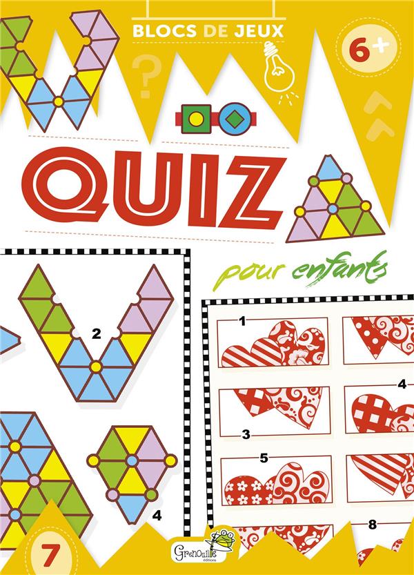 Blocs de jeux - Quiz pour enfants