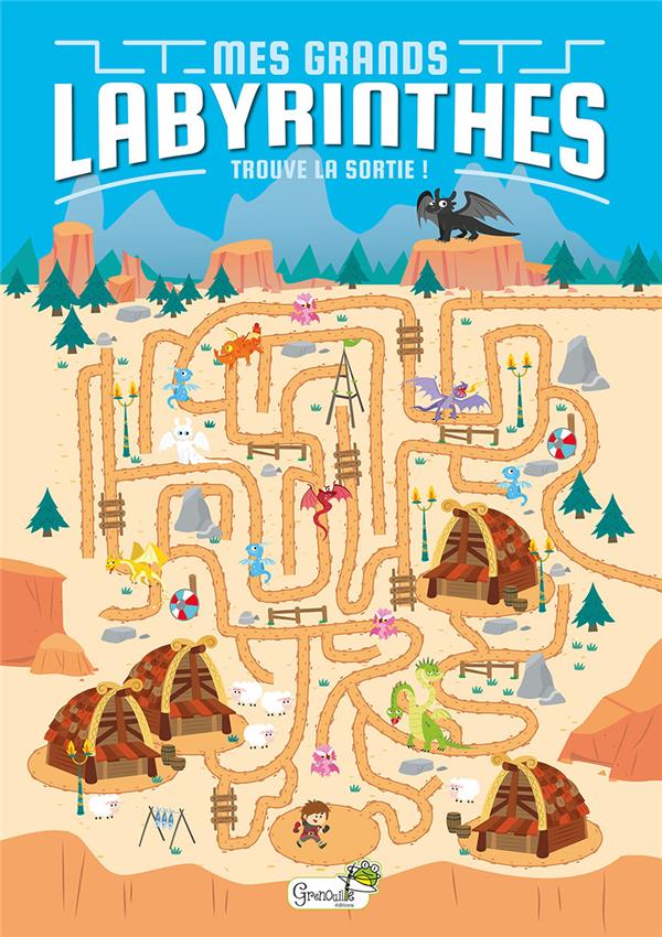 Mes grands labyrinthes. Trouve la sortie !