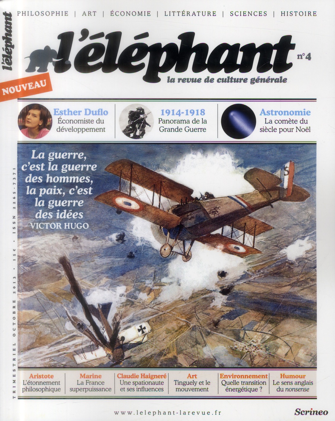 L'éléphant N° 4, Octobre 2013 : Retenir la culture générale