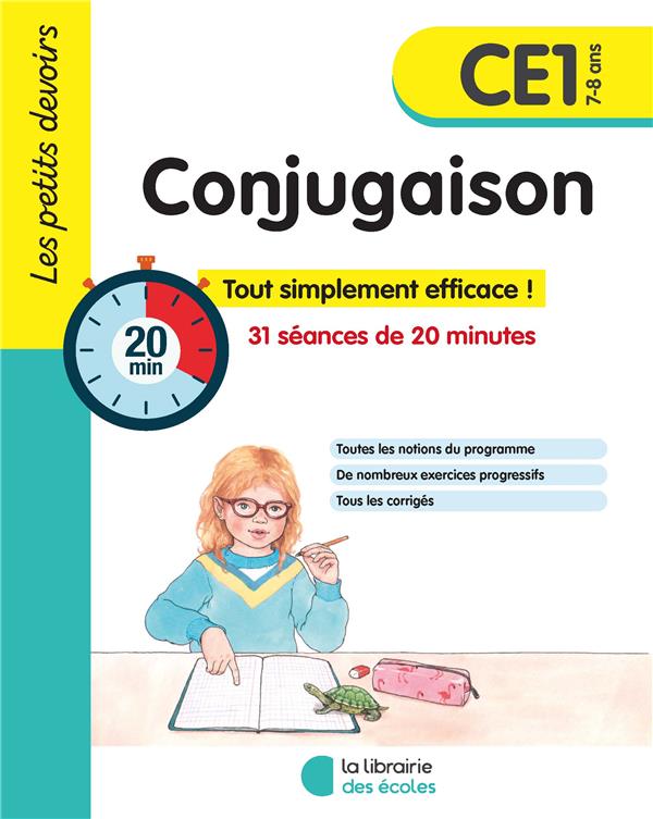 Conjugaison CE1. Tout simplement efficace ! 31 séances de 20 minutes