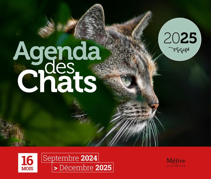 Agenda des chats. Edition 2025