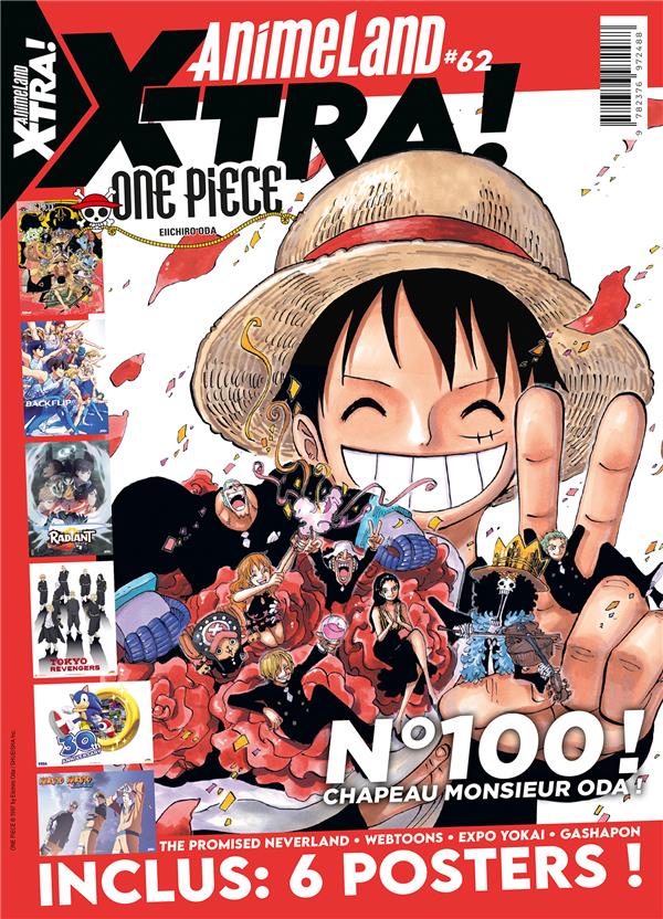 AnimeLand Xtra N° 62, août-octobre 2021 : One Piece N°100 ! Chapeau monsieur Oda !