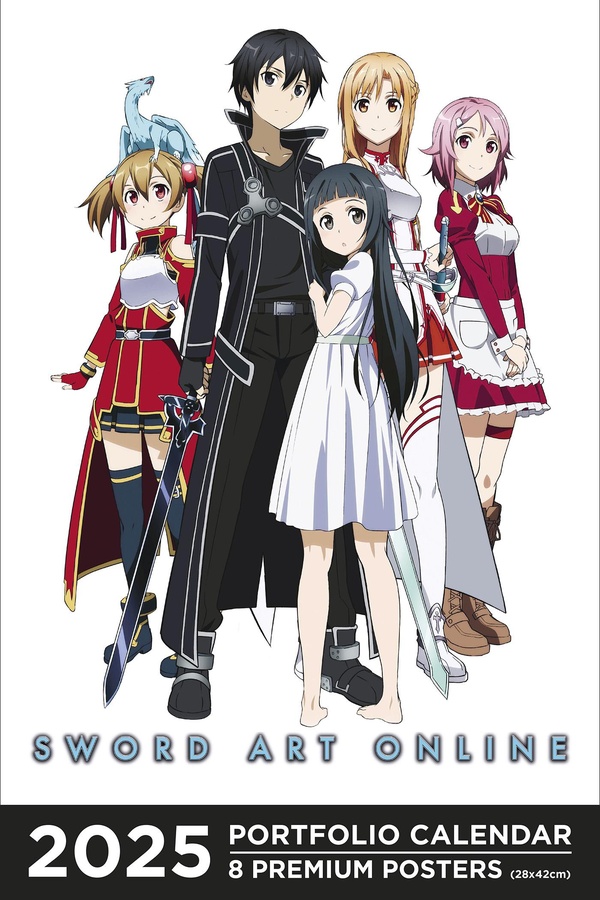 Calendrier Portfolio Sword Art Online. Edition 2025