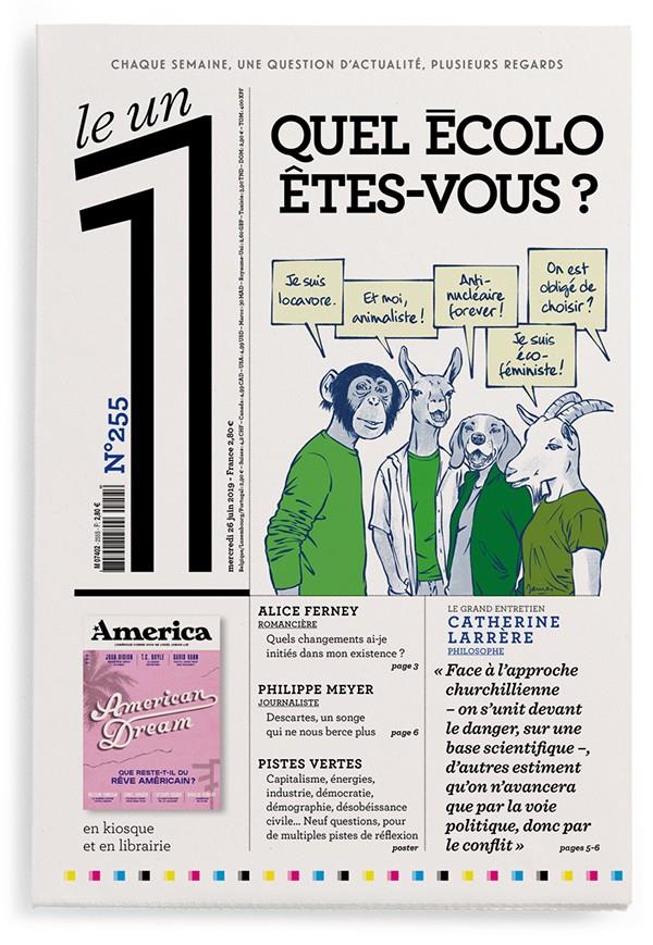 Le 1 N° 255, mercredi 26 juin 2019 : Quel écolo êtes-vous ?