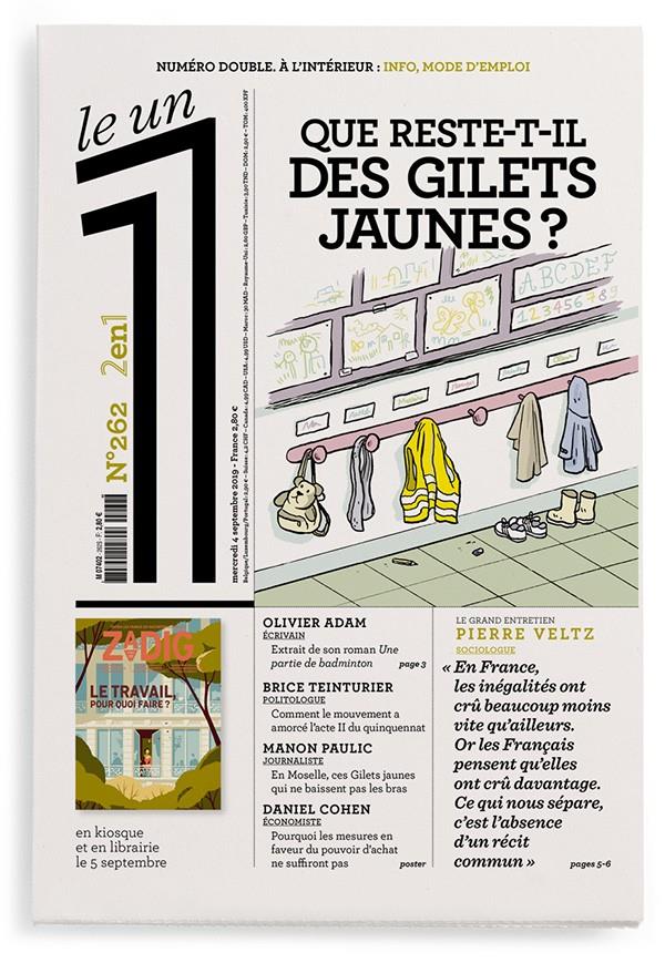 Le 1 N° 262, mercredi 4 septembre 2019 : Que reste-t-il des gilets jaunes ?