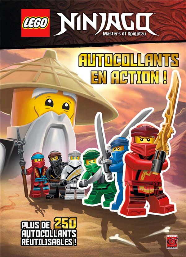 Lego Ninjago autocollants en action ! Plus de 250 autocollants réutilisables