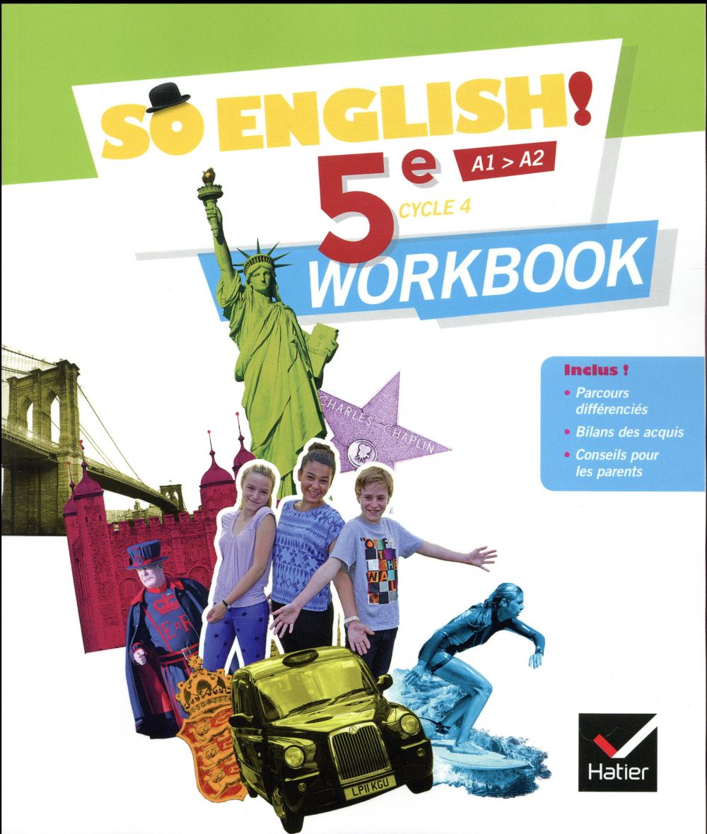 Anglais 5e Cycle 4 So English! Workbook, Edition 2017