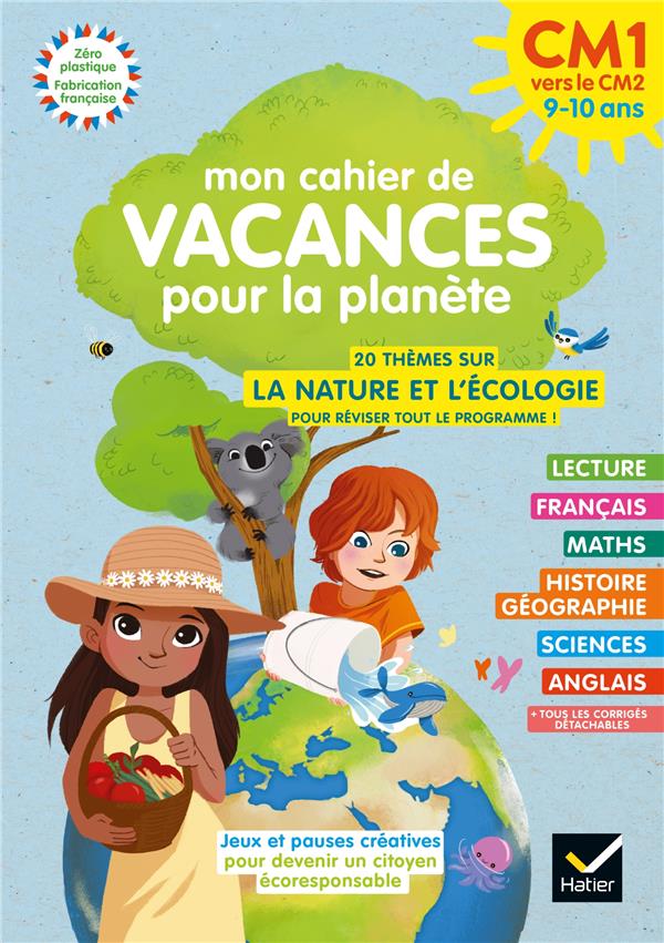 Mon cahier de vacances pour la planète CM1 vers le CM2. 9-10 ans, Edition 2022