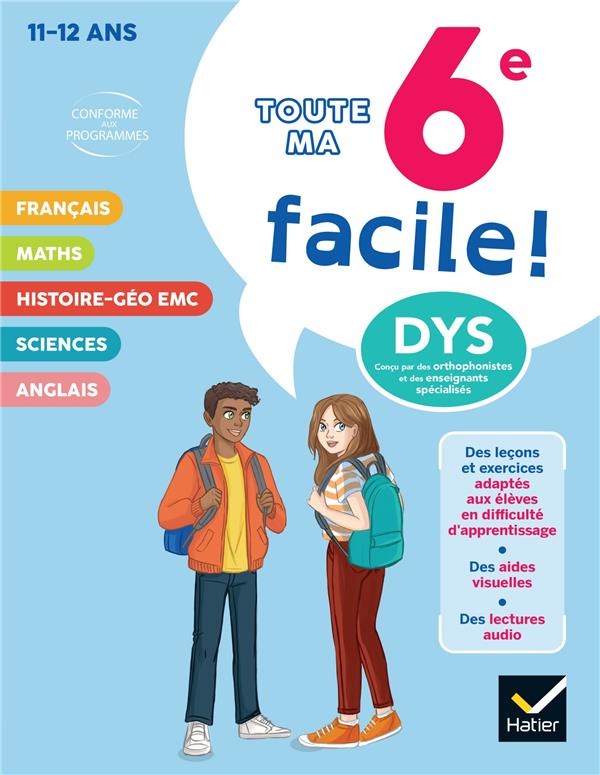 Toute ma 6e facile ! [ADAPTE AUX DYS