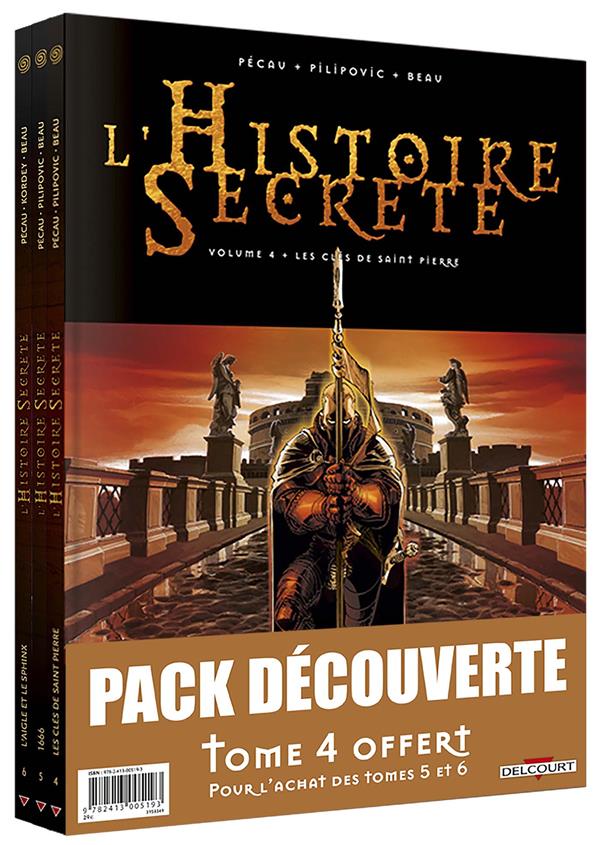 L'Histoire Secrète Tome 4 à 6 : Pack découverte en 3 volumes. Les clefs de Saint Pierre %3B 1666 %3B L'a