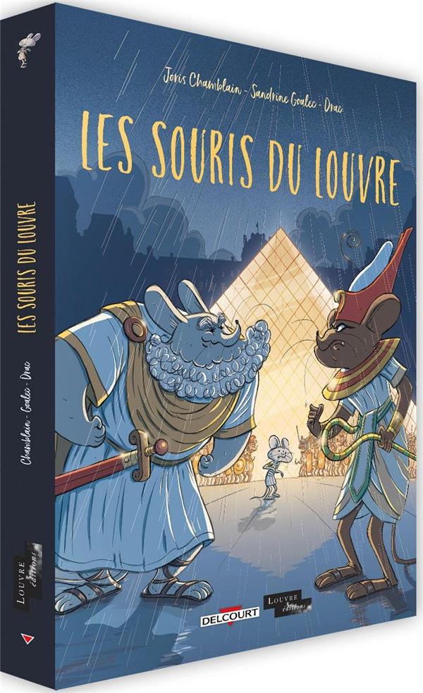 Les souris du Louvre Tomes 1 et 2 : Milo et le monde caché %3B Le damier de Babel. Coffret en 2 volume