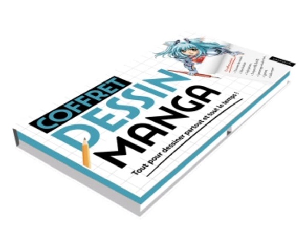 Coffret dessin manga : Tout pour dessiner partout et tout le temps !