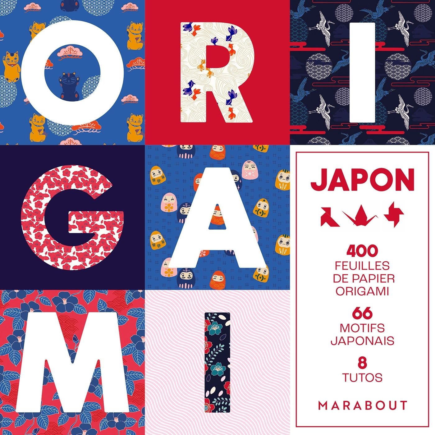 Japon Origami. Pour réaliser 400 pliages
