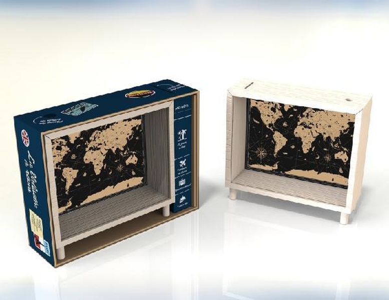 Ma valisette à rêves. Petites économies, grands plaisirs ! Coffret avec 1 valisette-tirelire en bois