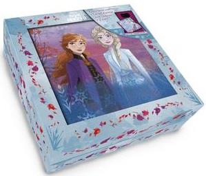 Mon coffret secret La reine des neiges II. Une jolie boîte avec miroir et un carnet d'amitié avec ca