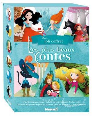 Mon joli coffret Les plus beaux contes. Le petit Chaperon rouge ; La Belle au bois dormant ; Le chat