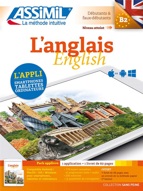 L'anglais B2. Pack applivre 1 application + 1 livret de 60 pages