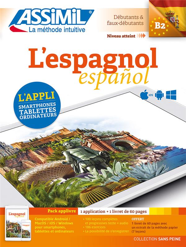 L'espagnol B2. Pack applivre 1 application + 1 livret de 60 pages
