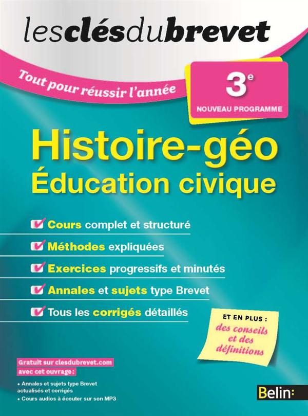 Histoire-Géographie Education civique 3e