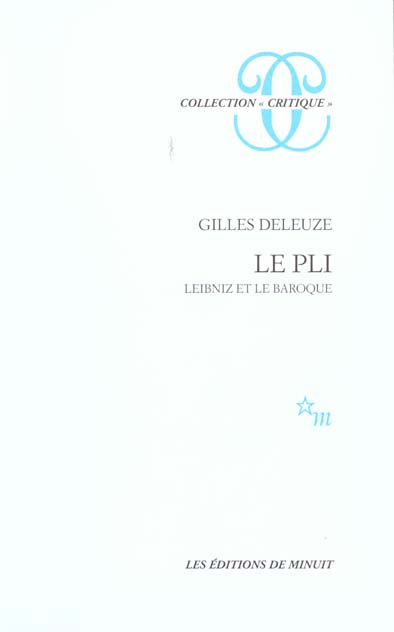 LE PLI. Leibniz et le Baroque